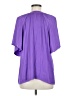 Ann Taylor 100% Polyester Purple Short Sleeve Blouse Size M - photo 2