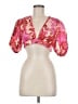 Shein Pink Short Sleeve Blouse Size 6 - photo 1