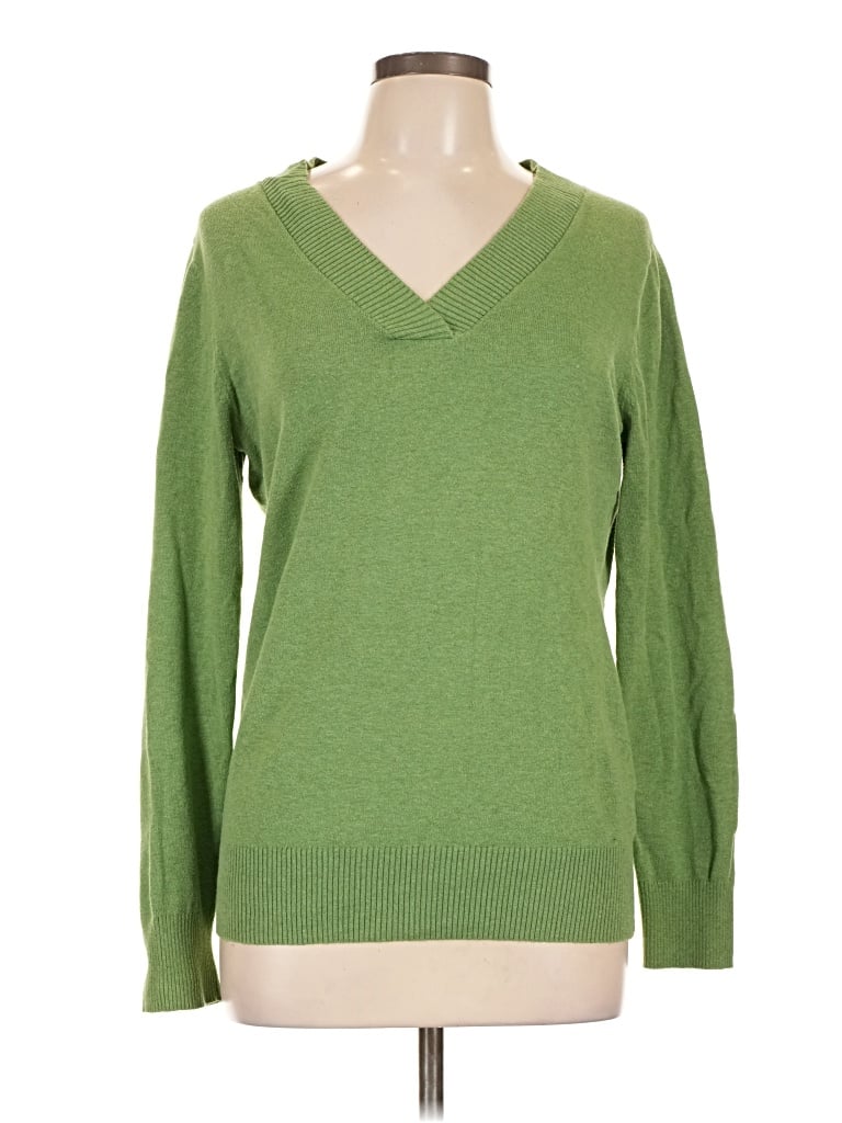 Pre-owned Gap Outlet Long Sleeve T-shirt In Green