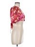Shein Pink Short Sleeve Blouse Size 6 - photo 4