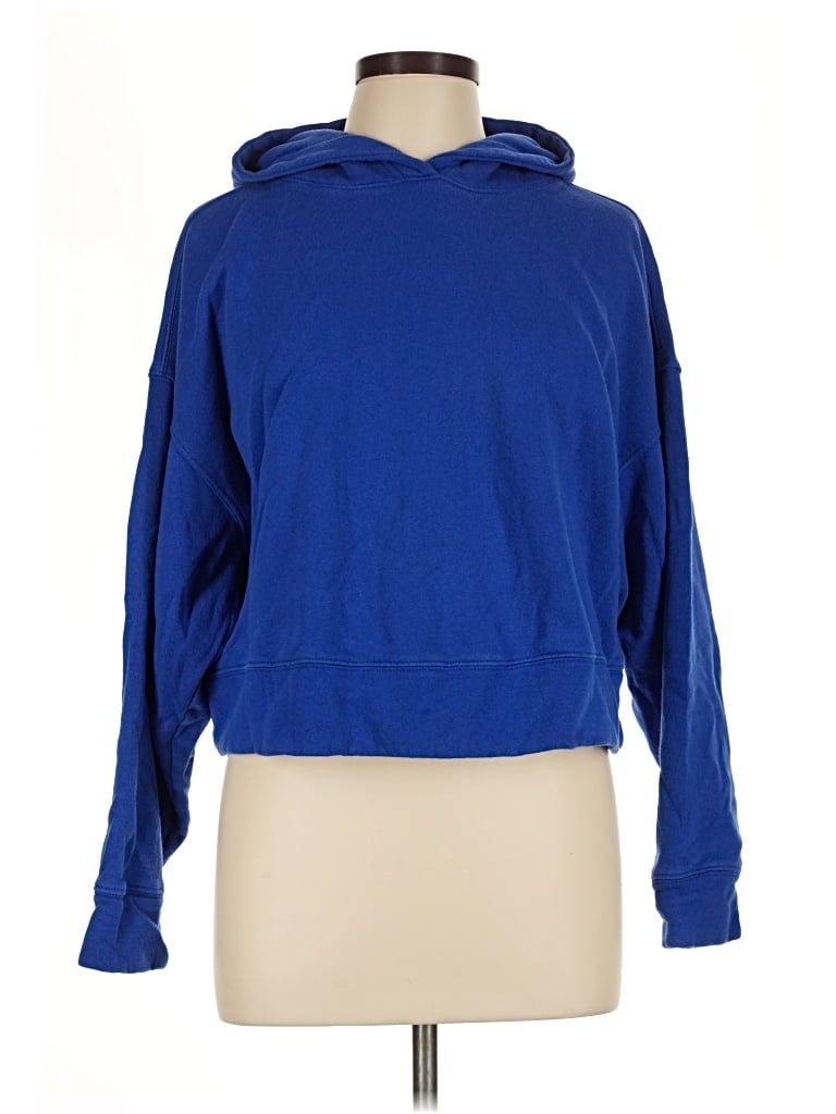 Pre-owned Old Navy Pullover Hoodie In Blue