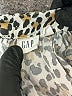 Gap 100% Rayon Animal Print Silver Short Sleeve Blouse Size XXL - photo 7
