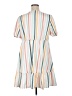 Shein Curve Stripes White Casual Dress Size 1X - photo 2