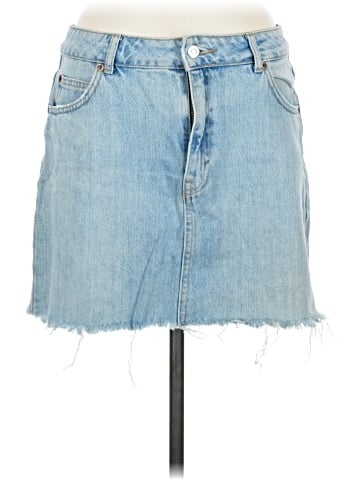 Topshop Denim Skirt (view 1)