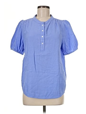 J.Crew Factory Store Short Sleeve Blouse (view 1)
