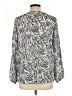 Passport Silver Long Sleeve Blouse Size L (petite) - photo 2