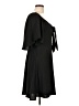 Unbranded 100% Polyester Solid Black Cocktail Dress Size L - photo 4