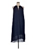 Mlle Gabrielle Solid Blue Casual Dress Size 1X - photo 1