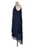 Mlle Gabrielle Solid Blue Casual Dress Size 1X - photo 5