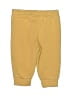 Unbranded 100% Polyester Solid Yellow Casual Pants Size 3-6 mo - photo 2