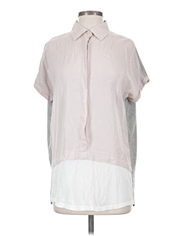 Messy Bun Just Chillin Short Sleeve Blouse (view 1)