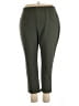 Shein Curve Solid Green Active Pants Size 20 Plus (4) - photo 1