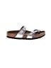 Birkenstock Silver Sandals Size 7 - photo 1