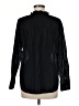 Point Sur 100% Cotton Black Long Sleeve Blouse Size 8 - photo 2