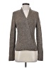 Eileen Fisher 100% Silk Tweed Gray Silk Cardigan Size S - photo 1