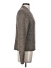 Eileen Fisher 100% Silk Tweed Gray Silk Cardigan Size S - photo 4