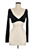 Shein Black Long Sleeve Top Size 6 - photo 1