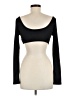 Shein Black Long Sleeve Top Size 6 - photo 2