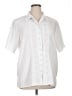 Yves St. Clair 100% Polyester White Short Sleeve Blouse Size 16 - photo 1