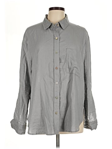 Love Tree Long Sleeve Button-Down Shirt (view 1)