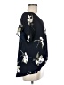 West Kei 100% Polyester Blue Short Sleeve Blouse Size M - photo 4