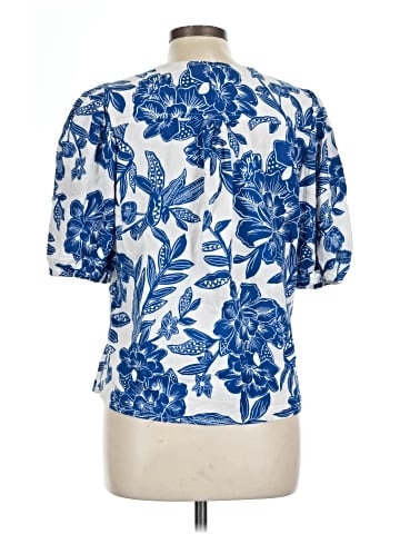 Christian Siriano New York Short Sleeve Blouse (view 2)