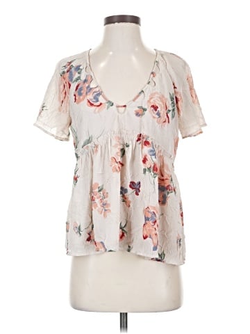 Lucky Brand Short Sleeve Blouse (view 1)