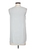 Ann Taylor LOFT Outlet 100% Polyester Gray Sleeveless Blouse Size XS - photo 2