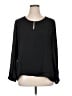Chico's 100% Polyester Black Long Sleeve Blouse Size XL (3) - photo 1
