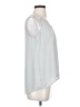 Ann Taylor LOFT Outlet 100% Polyester Gray Sleeveless Blouse Size XS - photo 4