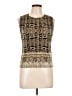 Plisse 100% Polyester Gold Tank Top Size L - photo 1