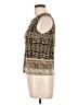 Plisse 100% Polyester Gold Tank Top Size L - photo 5
