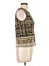 Plisse 100% Polyester Gold Tank Top Size L - photo 4