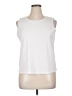 Notations 100% Polyester White Sleeveless T-Shirt Size XL - photo 1