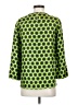 Odeeh 100% Silk Green 3/4 Sleeve Silk Top Size EU 32 / US 2 - photo 2