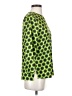 Odeeh 100% Silk Green 3/4 Sleeve Silk Top Size EU 32 / US 2 - photo 4