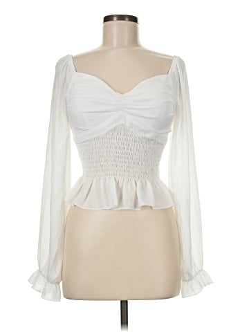 Timing Long Sleeve Blouse (view 1)
