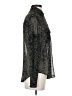 Rock & Republic 100% Polyester Animal Print Green Long Sleeve Blouse Size XS - photo 4