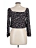 Ambiance Black Long Sleeve Blouse Size L - photo 2
