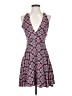 Express 100% Polyester Argyle Blue Casual Dress Size 4 - photo 1