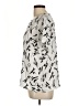 A New Day 100% Polyester Ivory Short Sleeve Blouse Size L - photo 5