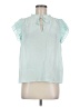 Vineyard Vines Teal Short Sleeve Blouse Size M - photo 1