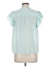 Vineyard Vines Teal Short Sleeve Blouse Size M - photo 2