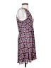Express 100% Polyester Argyle Blue Casual Dress Size 4 - photo 4