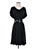 AGB Solid Black Casual Dress Size XS - photo 1