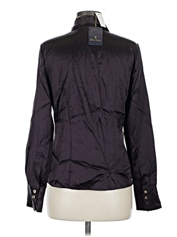 Brooks Brothers Long Sleeve Silk Top (view 2)