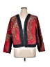 Chico's Paisley Red Jacket Size XL (estimated) - photo 1