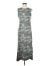 Universal Thread 100% Cotton Camo Gray Casual Dress Size S - photo 1