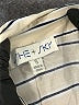 She + Sky 100% Rayon Stripes Ivory 3/4 Sleeve Button-Down Shirt Size S - photo 7