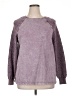 Leo & Nicole 100% Cotton Purple Pullover Sweater Size XL - photo 1